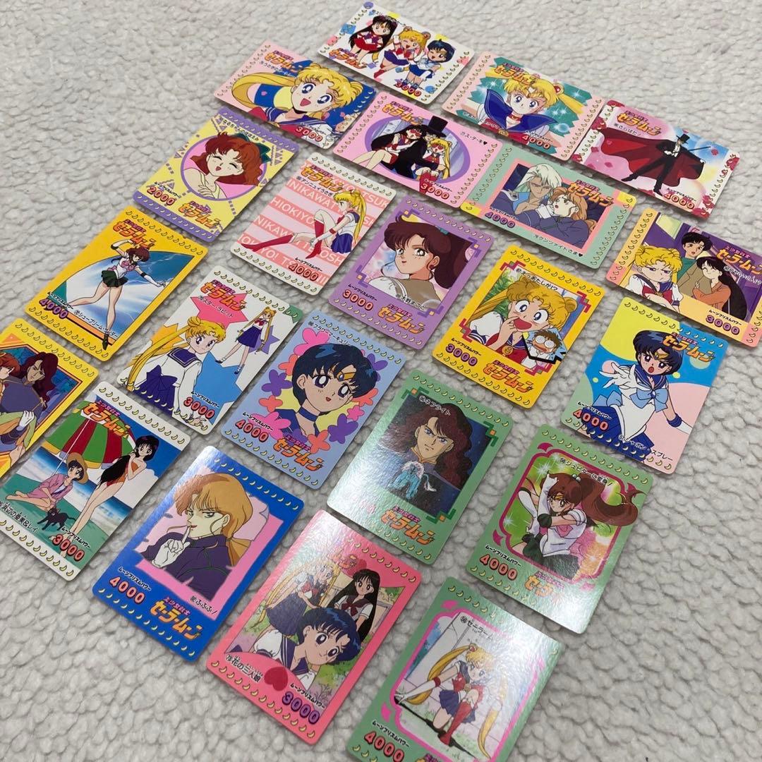 五 22枚セット 美品 当時品 セーラームーン PPカード カードダス アマダ