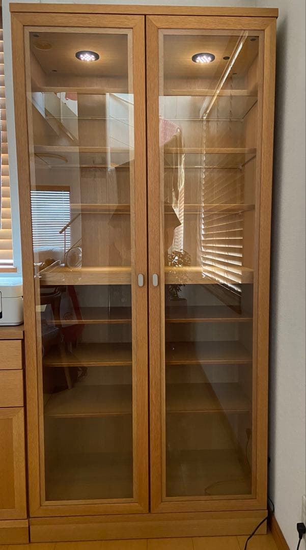 わ*び様 IDC大塚家具 キャビネット 飾り棚 アーリータイムスアルファ （LE