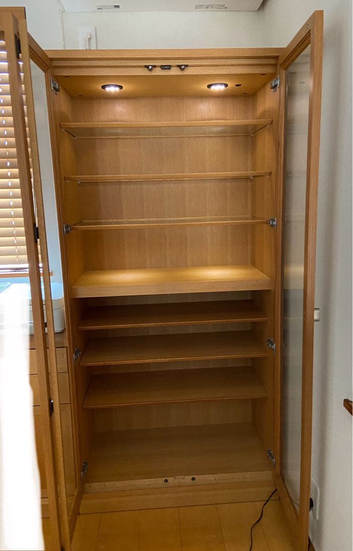 わ*び様 IDC大塚家具 キャビネット 飾り棚 アーリータイムスアルファ （LE