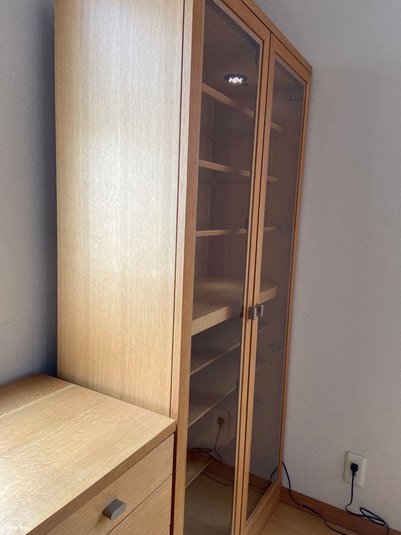 わ*び様 IDC大塚家具 キャビネット 飾り棚 アーリータイムスアルファ （LE