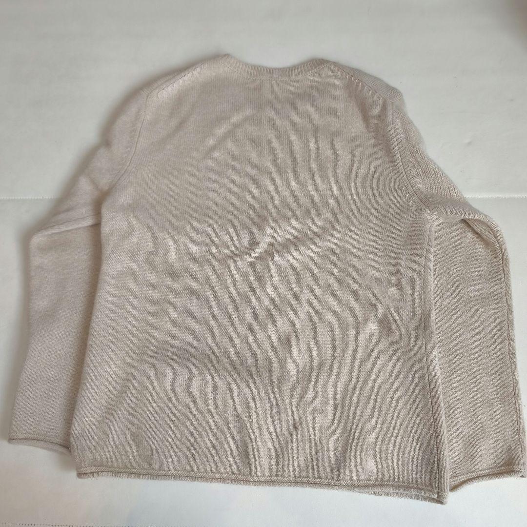 C*e様 【美品】 MUJI LABO 自然のまんまの色 カシミヤクルーネックセ