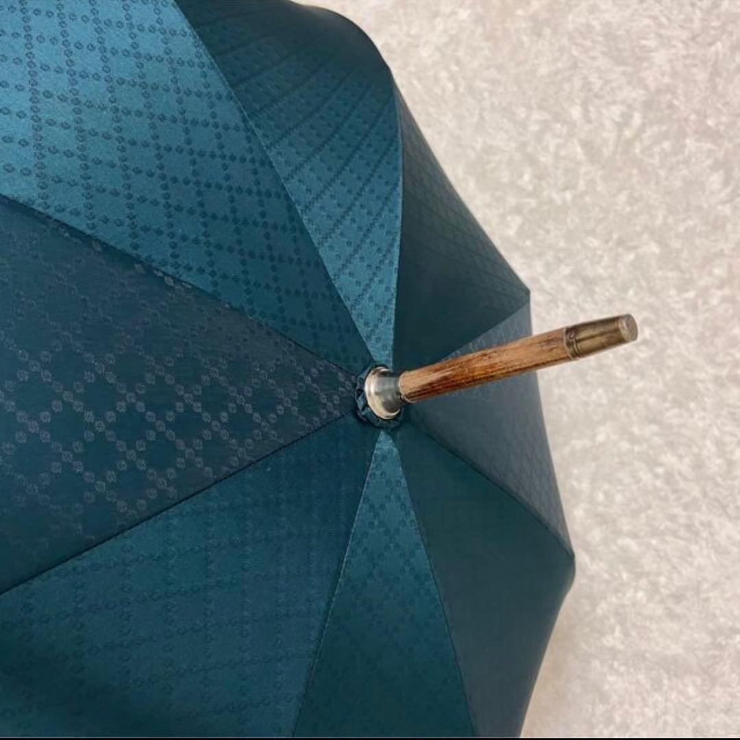 希少　GUCCI umbrella グッチ　アンブレラ　傘　オールドグッチ