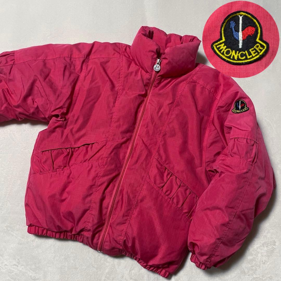 80s モンクレール asics スキーウェア ダウン ジャケット スノボ