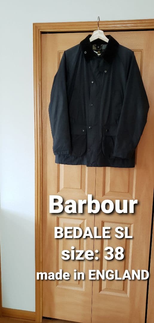 Got　Barbour BEDALE SL ビデイル　ネイビー　38