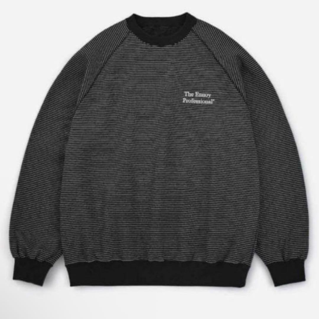 s*n様 24AW ENNOY BORDER CREW NECK SWEAT