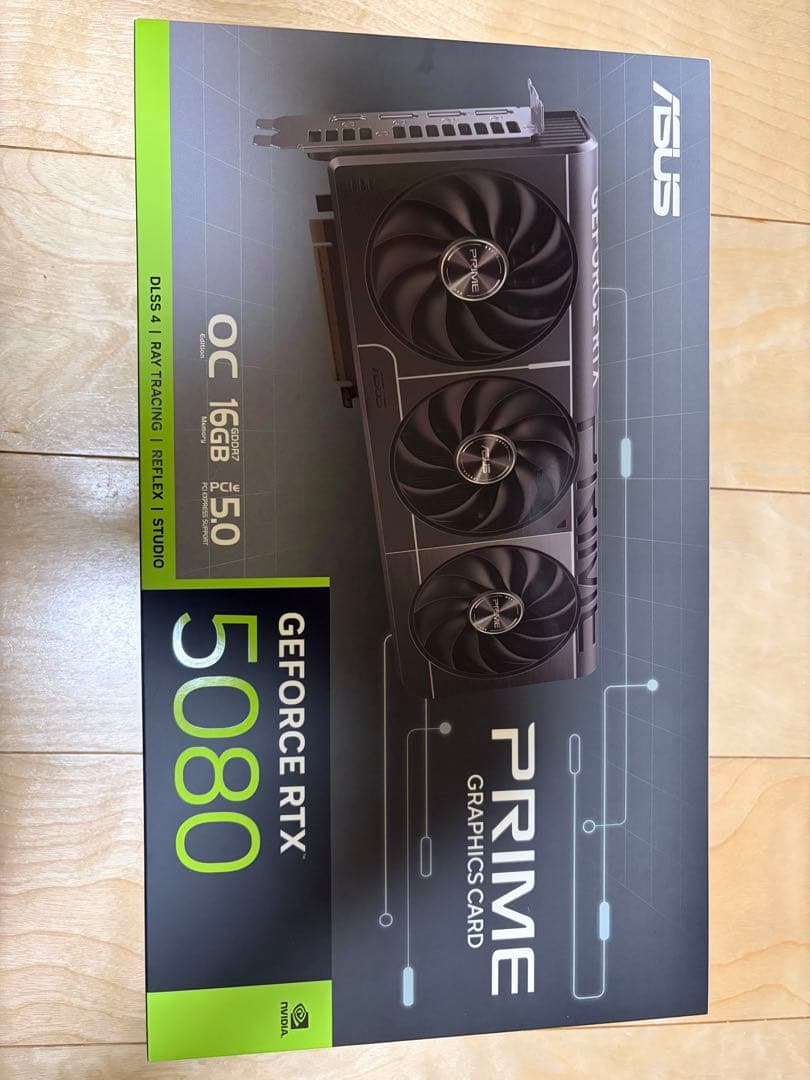 【購入証明付未開封】RTX 5080 ASUS Prime OC 16GB
