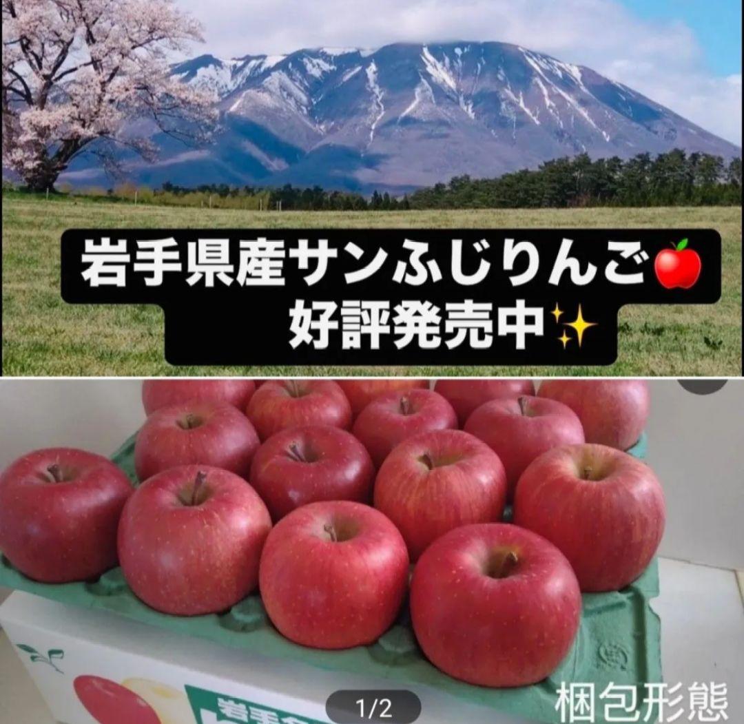 【ご予約分】岩手県産　サンふじ　【訳あり品】【値引き分含む】
