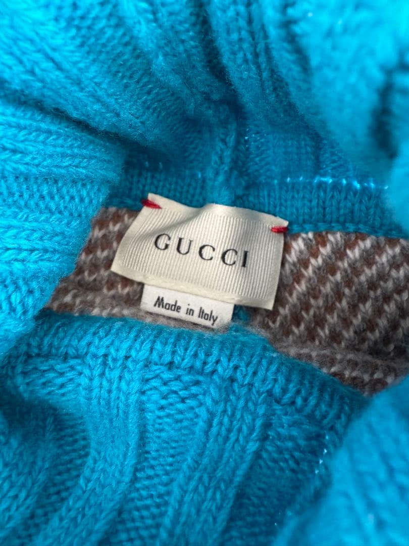 ち*こ様 GUCCI ウール100％ケープコート