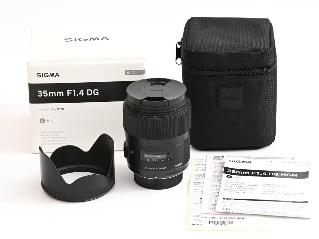 SIGMA 35mm F1.4 DG HSM / Art ニコン用 防湿庫保管品