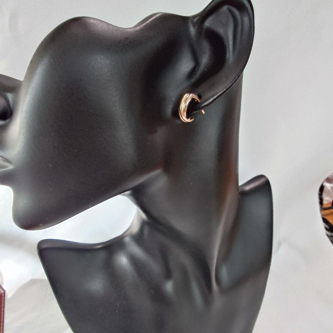 【新品仕上げ済】カルティエ トリニティ フープピアス 片耳用 5866