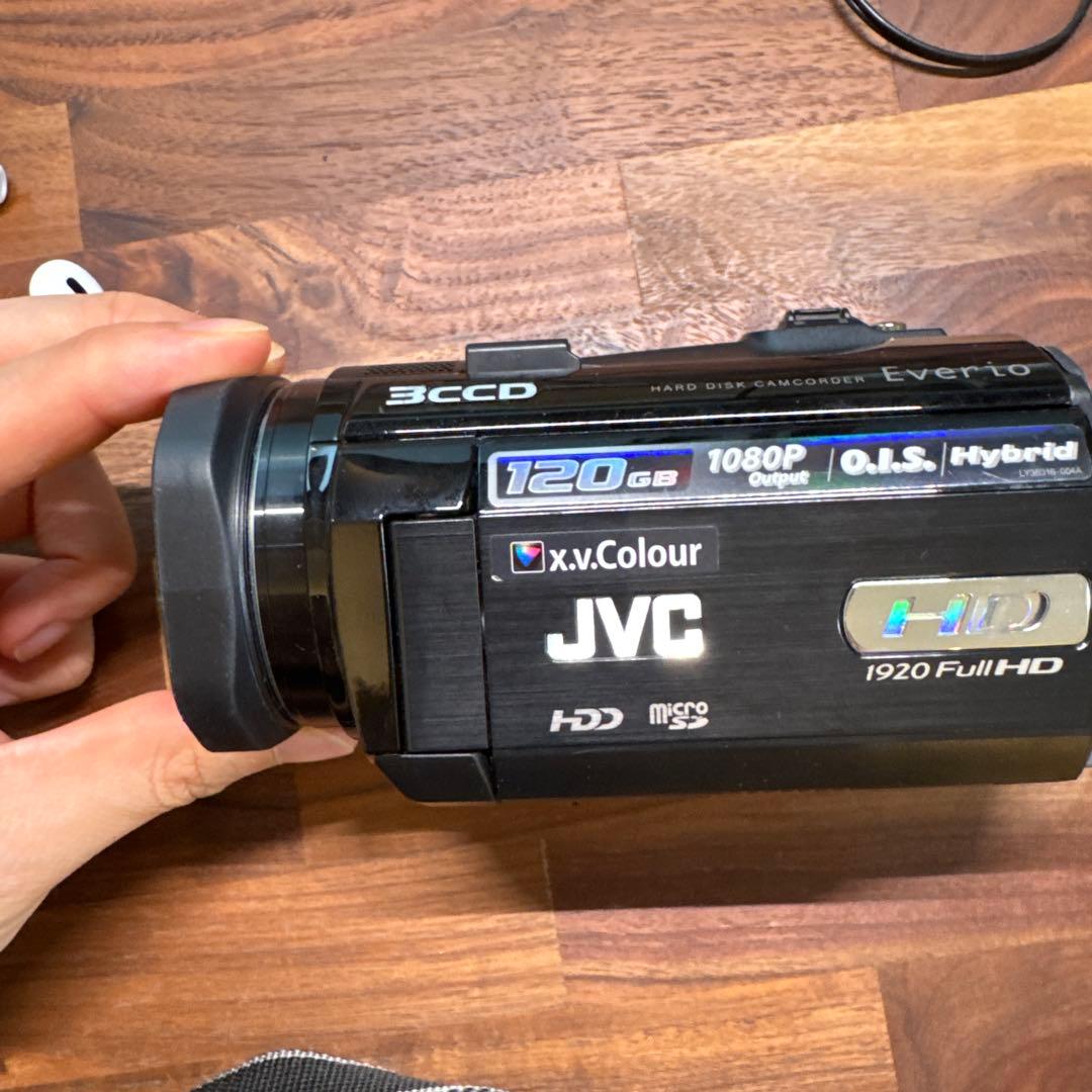 JVC Everio ビデオカメラ 120GB 1080P O.I.S.