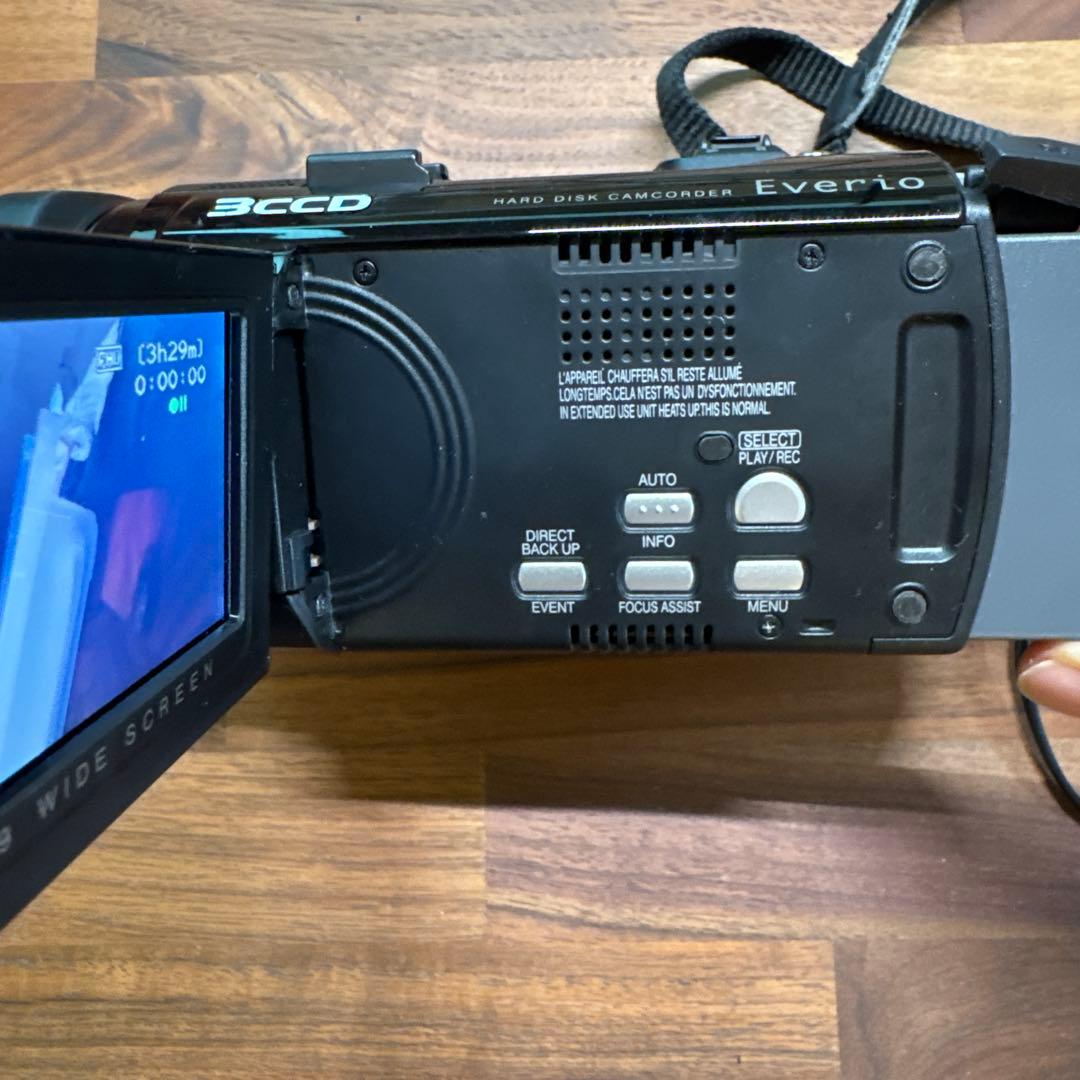 JVC Everio ビデオカメラ 120GB 1080P O.I.S.