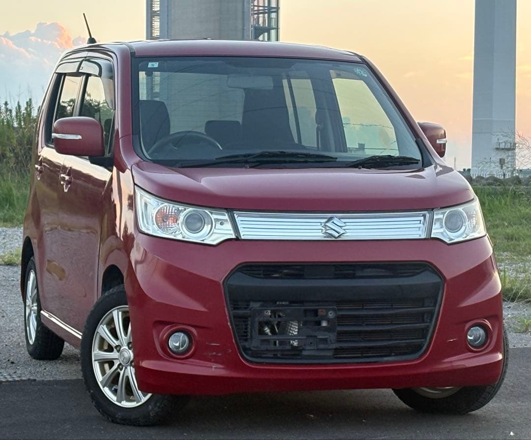 ワゴンRスティングレー[後期/ ターボ/ 車検2年付/ 9万キロ/ 取扱説明書]