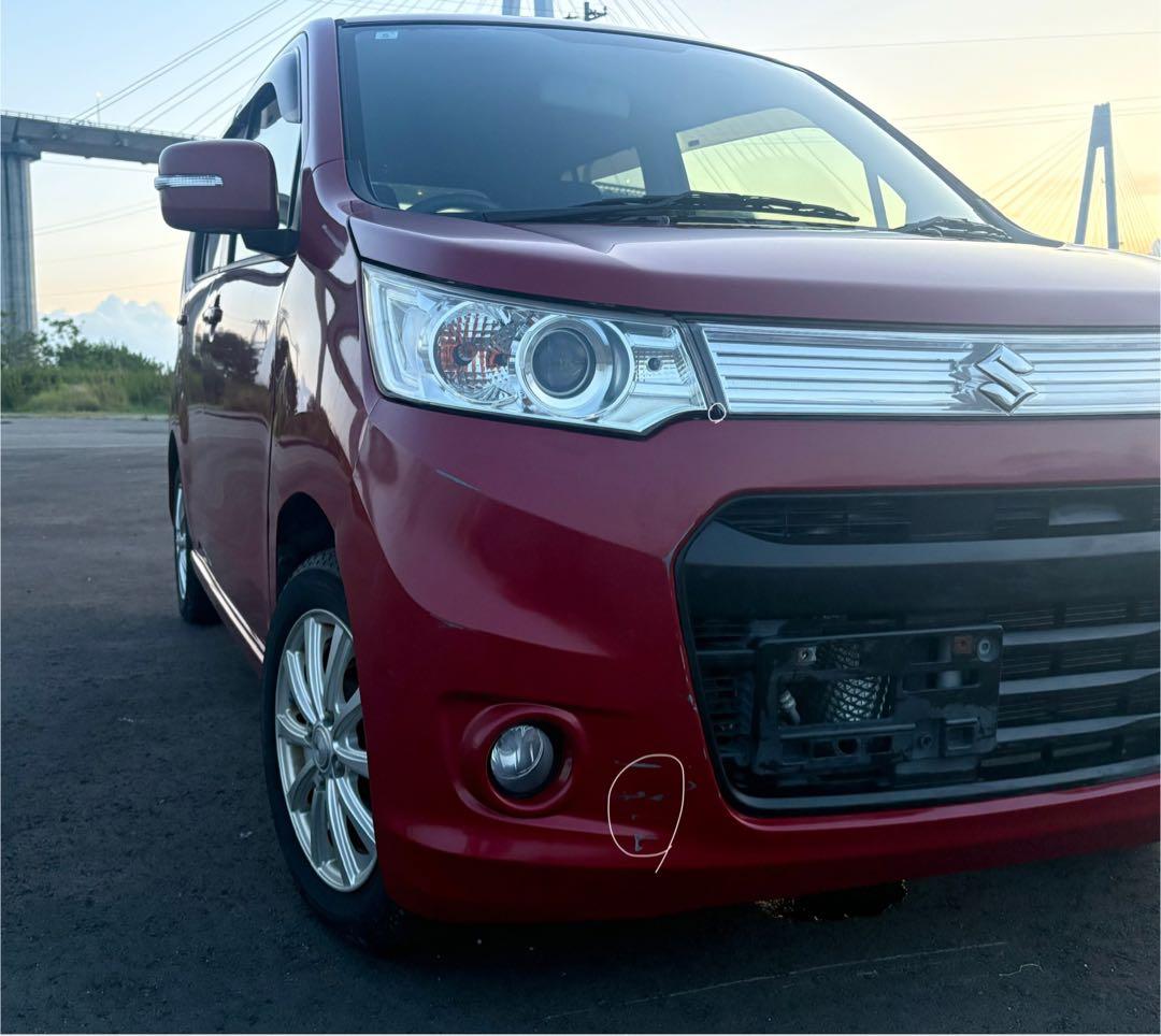 ワゴンRスティングレー[後期/ ターボ/ 車検2年付/ 9万キロ/ 取扱説明書]