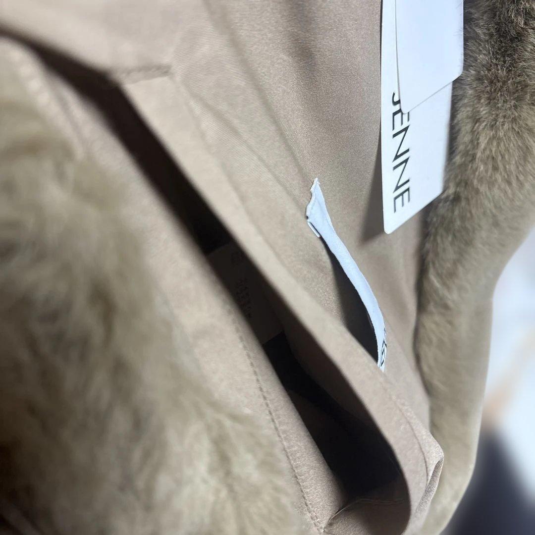 ✨JENNE リッチボリュームファーケイプ 芝犬カラー✨新品同様‼️格安❣️❣️❣️