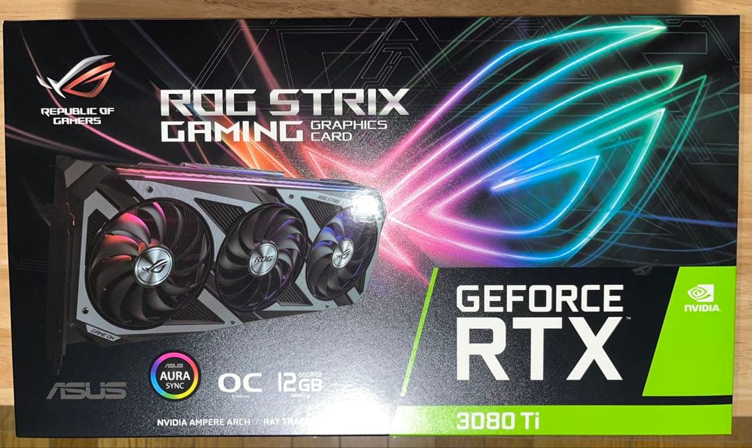 美品 ASUS ROG RTX 3080 Ti OC 12GB