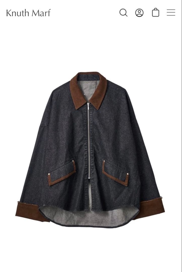 Knuth Marf ダークデニムジャケット