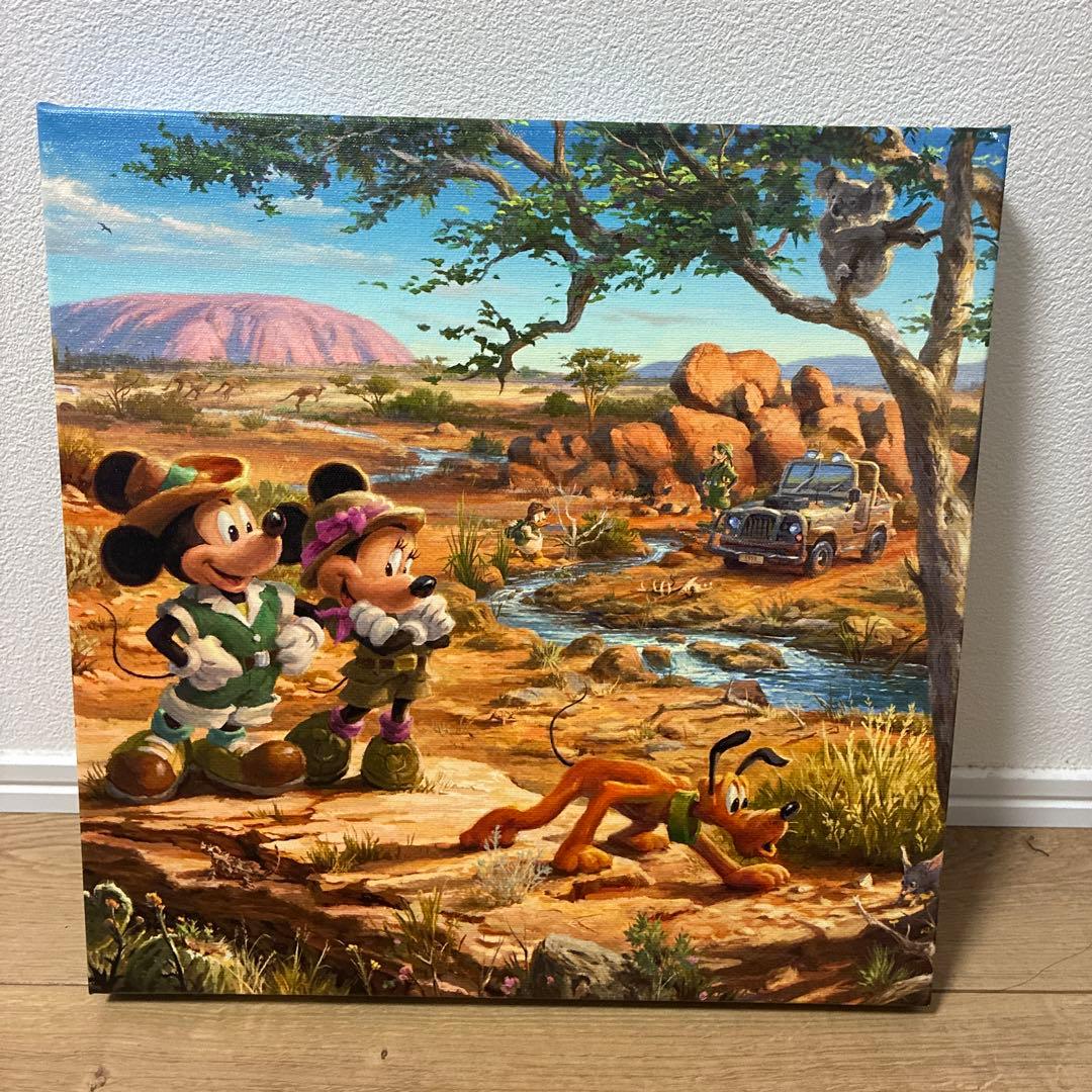 トーマス・キンケード ミッキーとミニー Disney 風景画