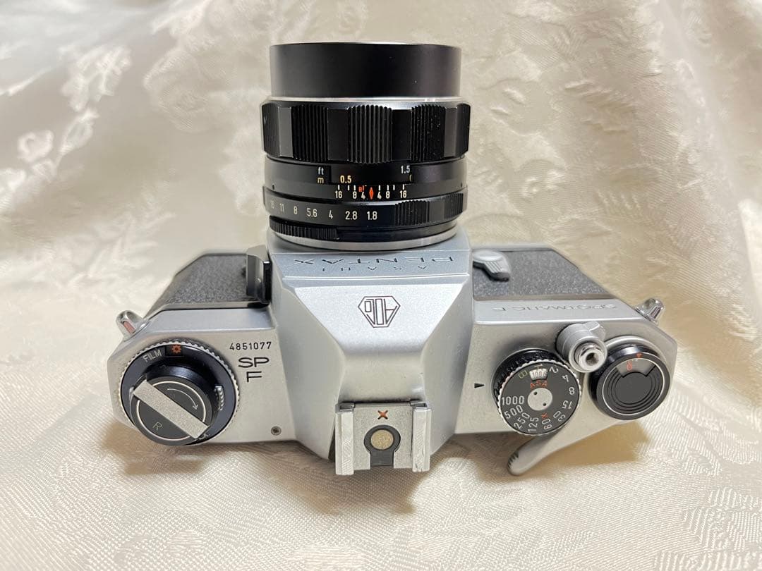 PentaxSpotmatic Fと明るいレンズf1.8/55mmTakumar