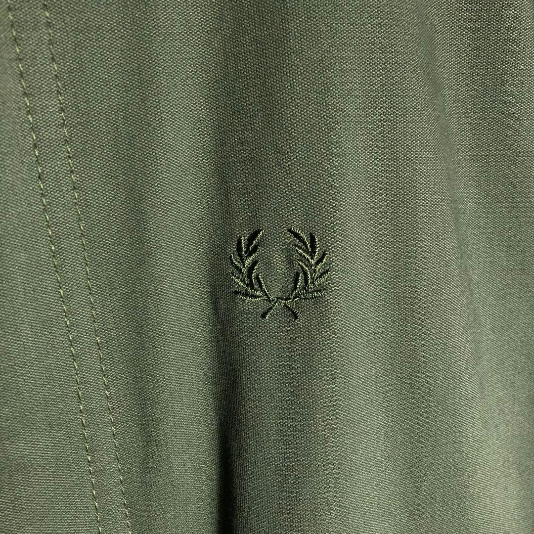 FREDPERRY‼︎ ライナー付きモッズコート 刺繍ロゴ カーキ L.