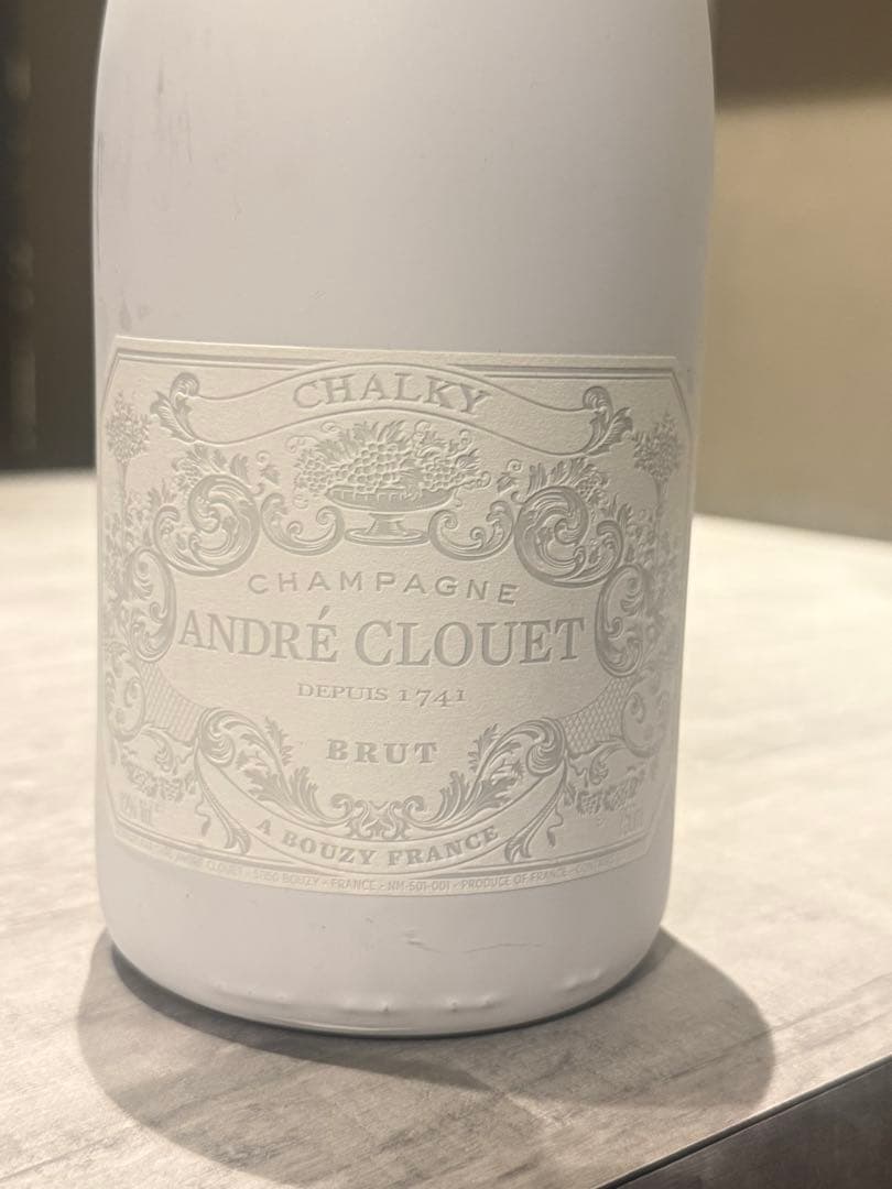 ANDRÉ CLOUET CHALKY 純白ボトル