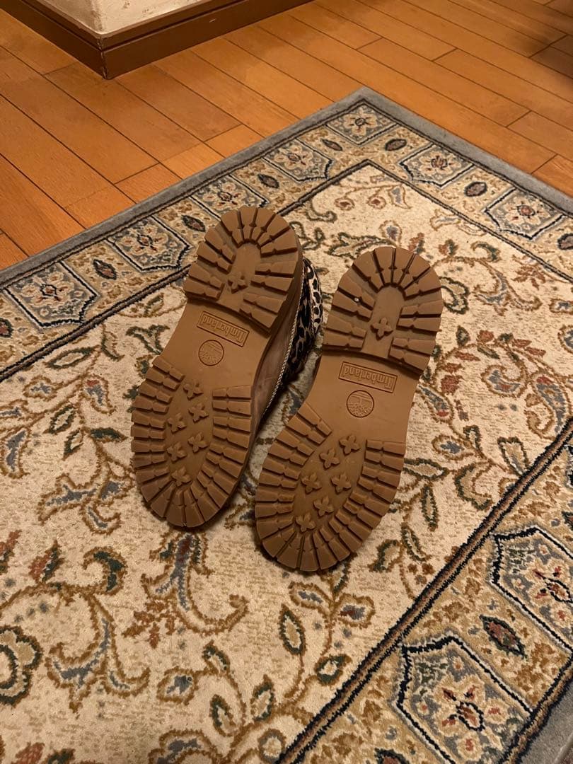 Timberland プレミアム 6インチ ブーツ レディース　ヒョウ柄