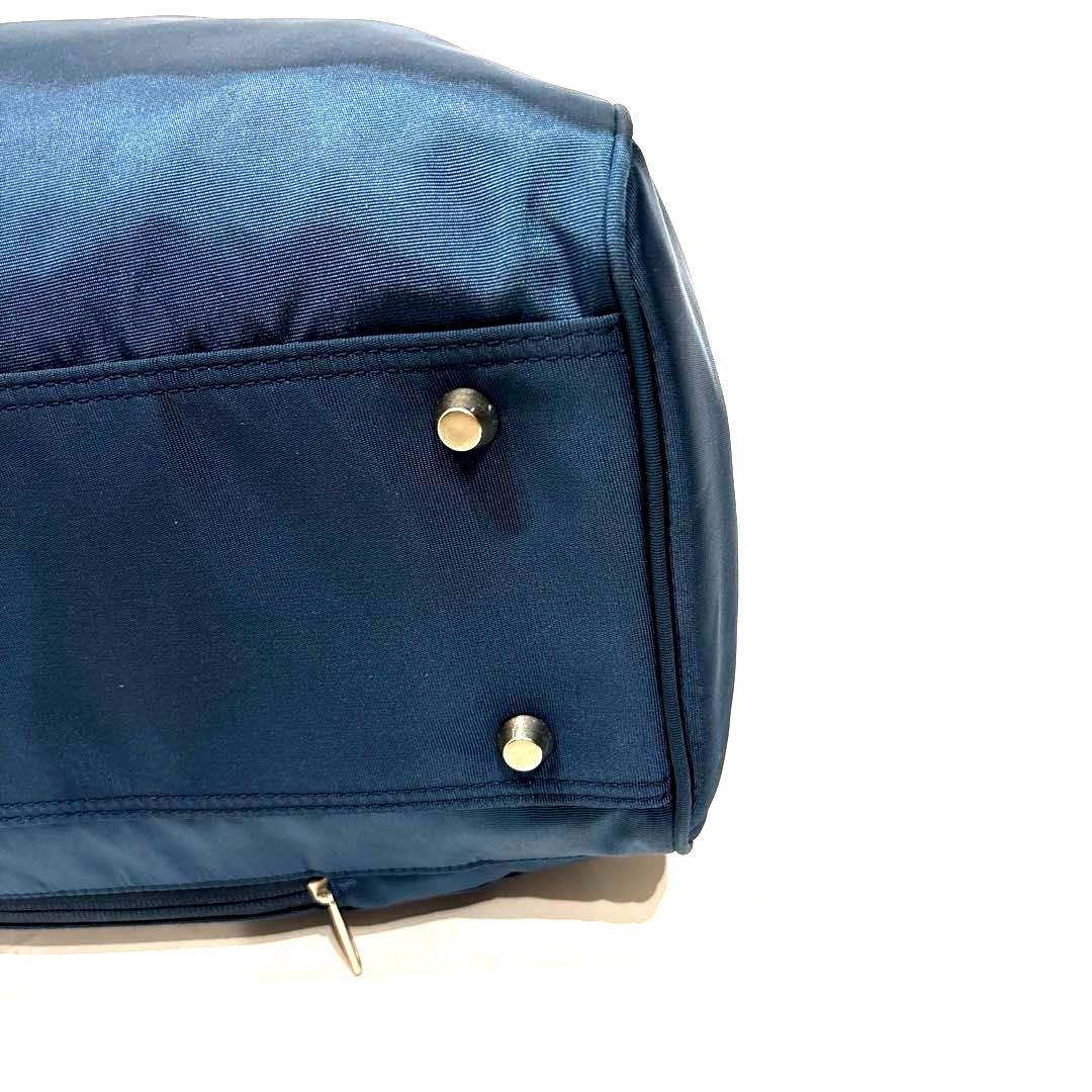 【美品】Paul Smith ナイロンボストンバッグ ネイビー A4可ACEコラ