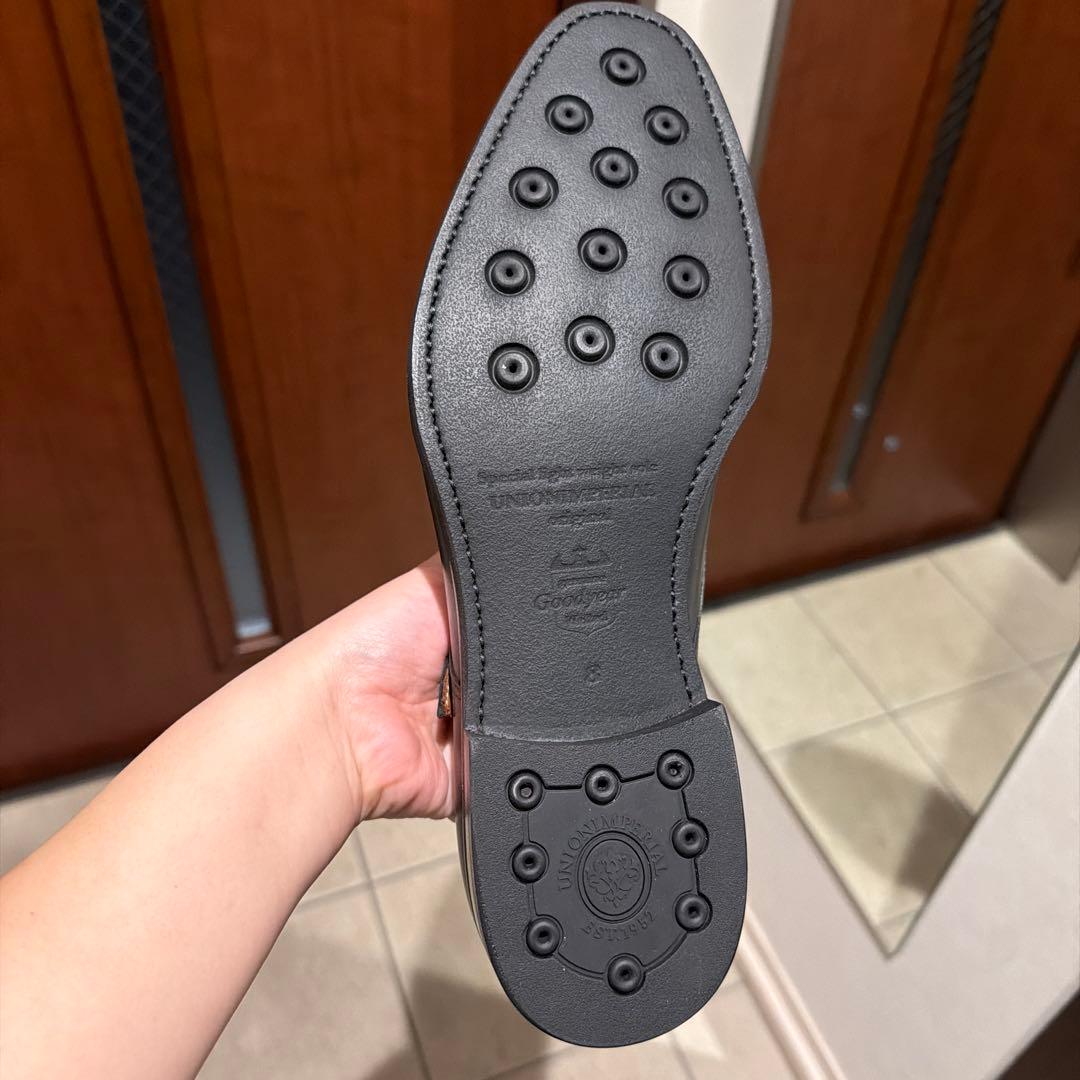 【新品】ユニオンインペリアル　黒ダブルモンク　8インチ(26cm)※サイズ違い有