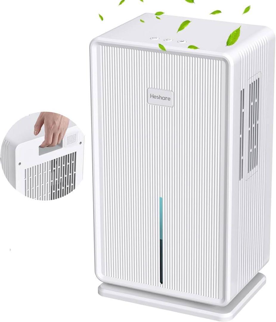 Heshare 除湿機 大容量 3L 強力 梅雨・湿気対策 満水停止 5-15