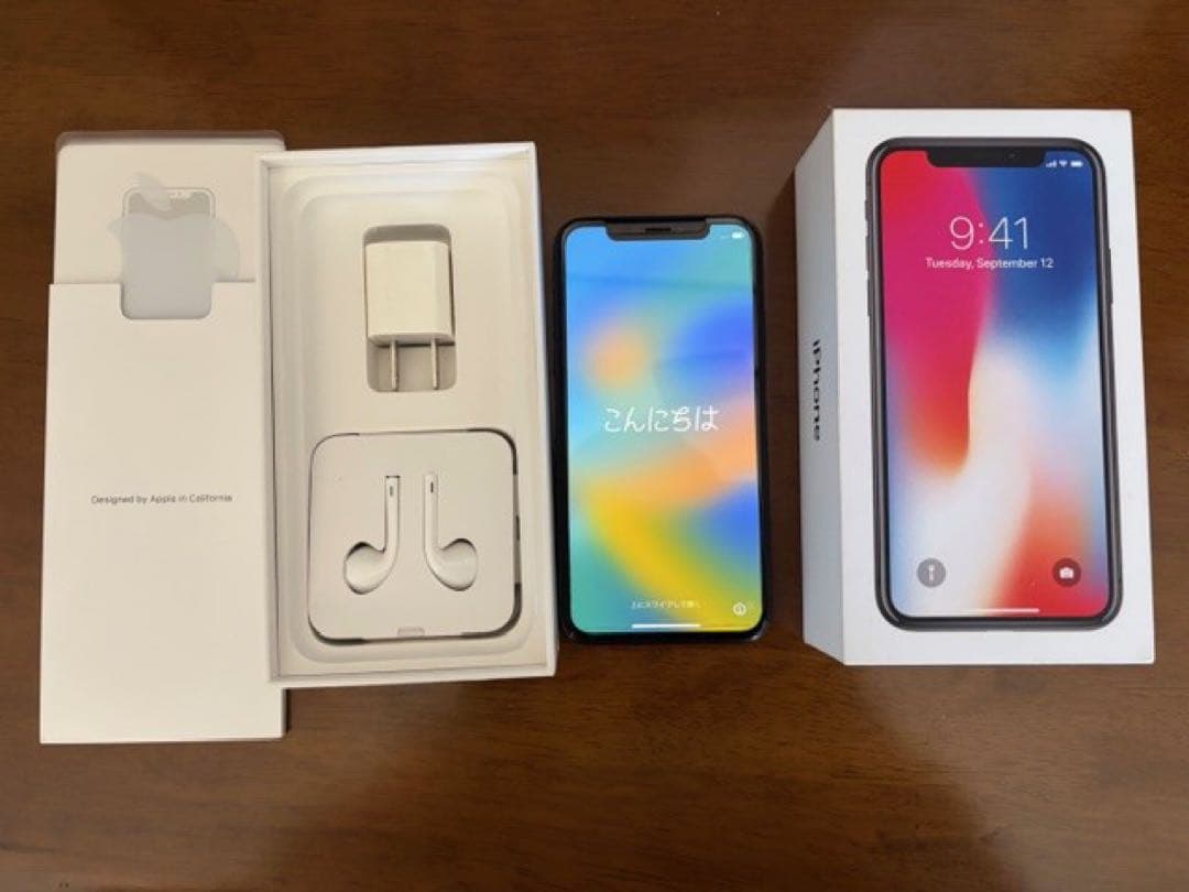 iPhone10 64GB スペースグレーSIMフリー