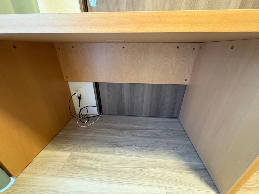 無印良品　天然ブナ材デスク　幅112cm