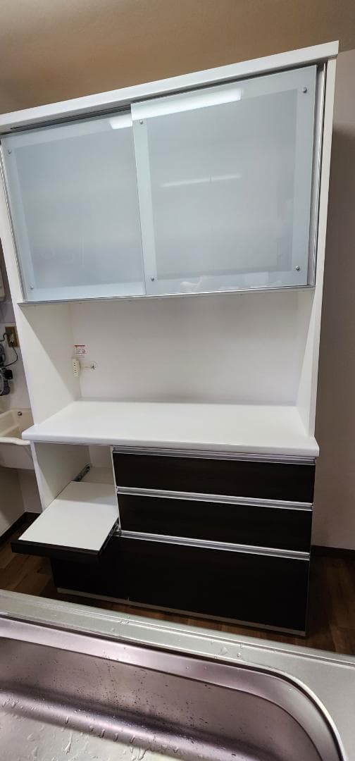 IDC大塚★松田家具★ダイニングボード★食器棚★炊飯器台付き