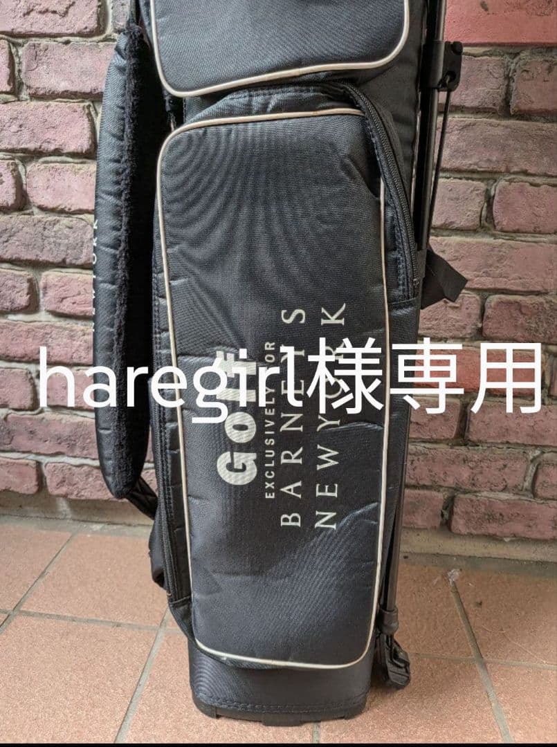 BARNEYS NEW YORK ゴルフバッグ ブラック