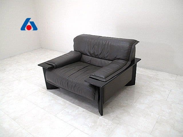 アサヒ ビガー 本革ソファ　1人掛けソファ　シングルソファ　パーソナルチェア