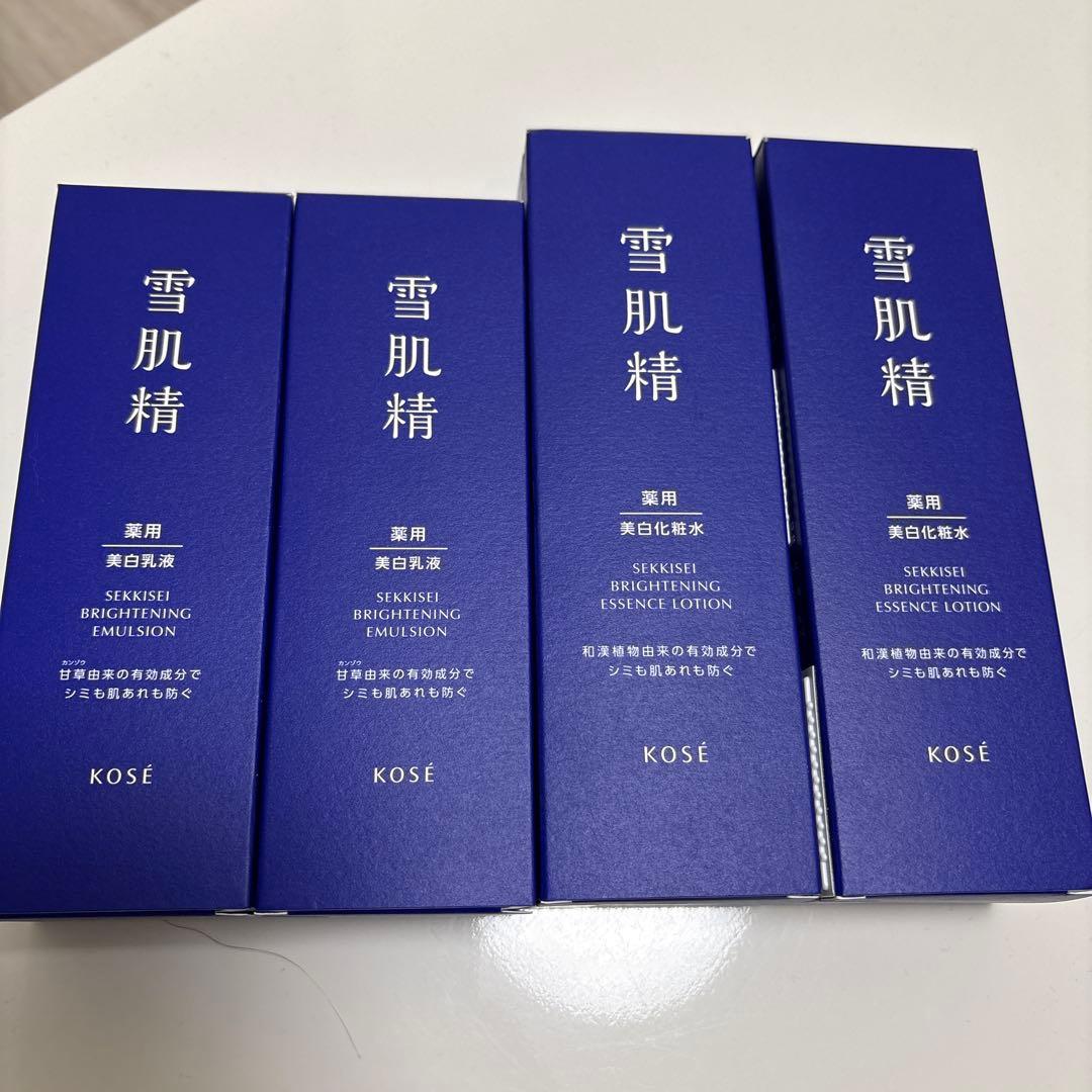 KOSÉ 雪肌精 美白化粧水、美白乳液　計4本