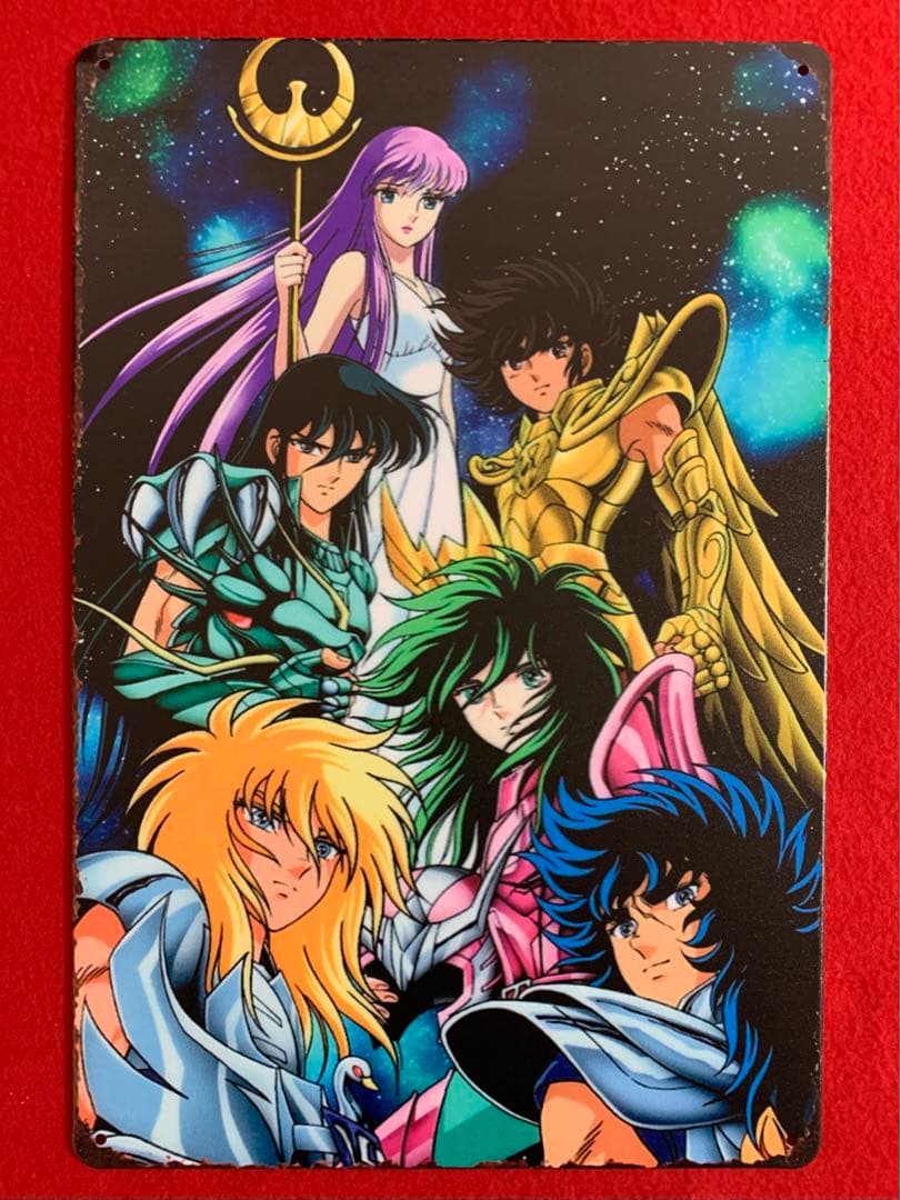 ◆聖闘士星矢 ◆金属製ポスター◆4枚セット◆30X20cm◆