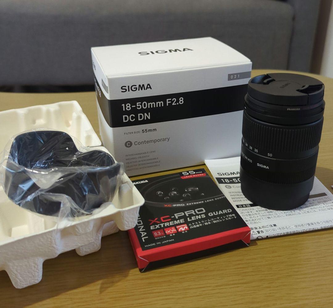SIGMA 18-50mm F2.8 レンズ Sony E-mount
