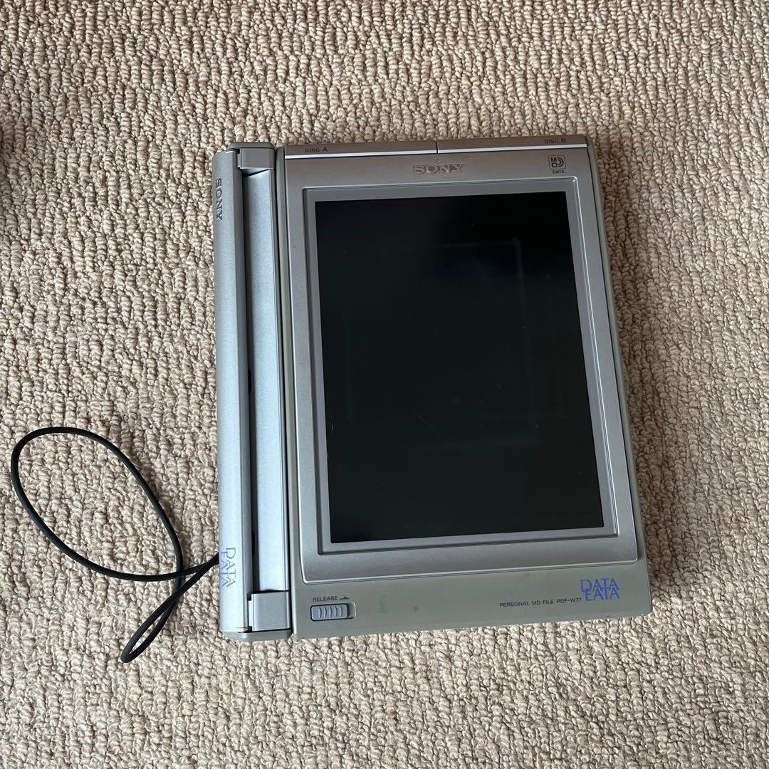 SONY パーソナルMDファイル　PDF-W77