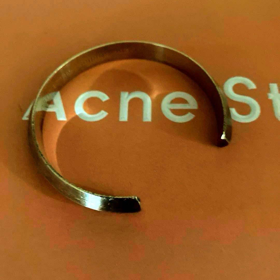 Acne Studios ALL_BLUES バングル　シルバー