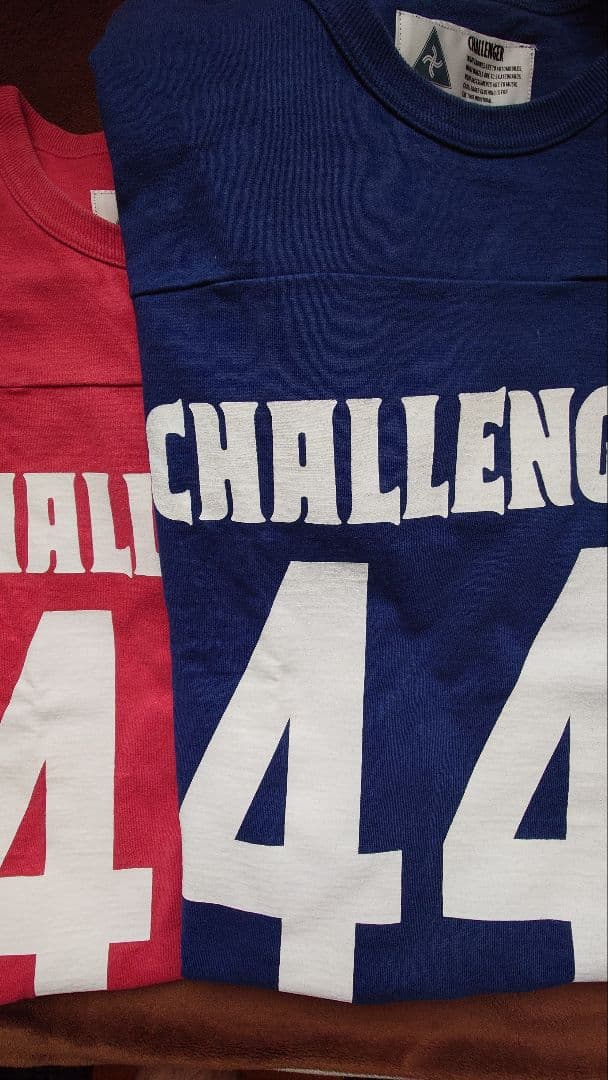 CHALLENGER チャレンジャー　44 ブルー＆レッド　Tシャツ M 2枚