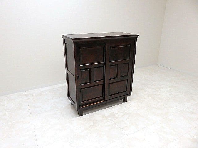 A*2様 北海道民芸家具 樺無垢材下駄箱 シューズボックス/玄関収納/靴箱 和家