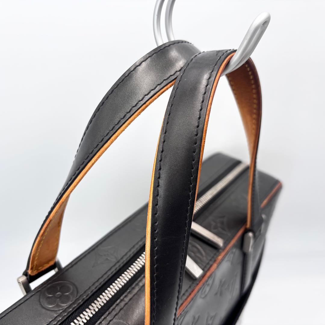 LOUIS VUITTON モノグラムマット マルデン ブリーフケース 黒