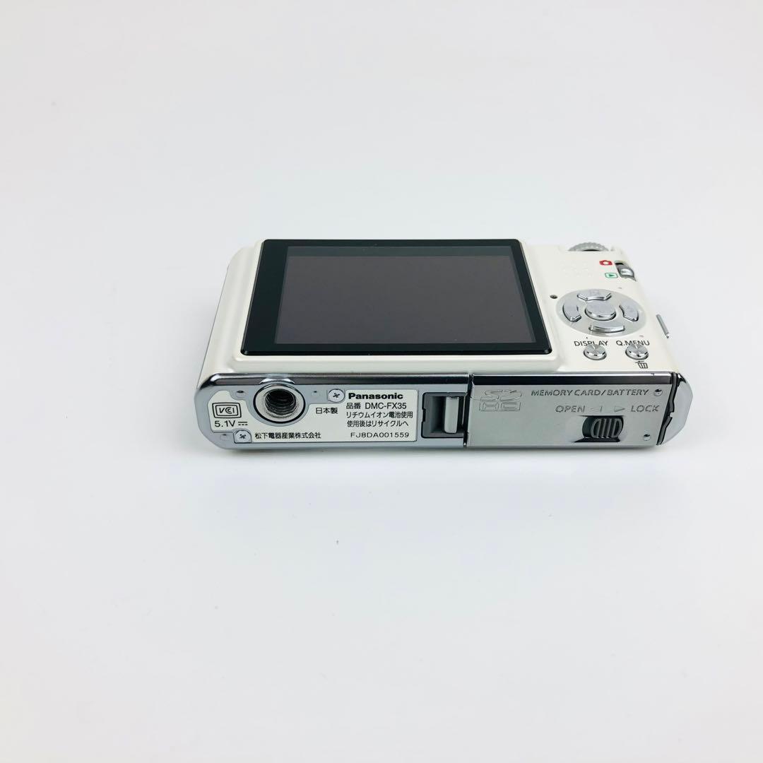 極美品 Panasonic LUMIX DMC-FX35-S シルバー コンデジ
