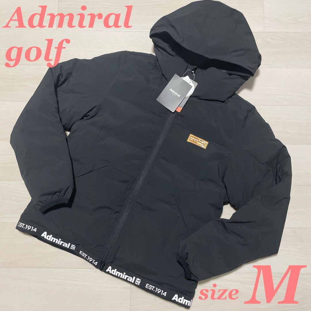 アドミラル ゴルフ ロゴ軽量パデッド フード ジャケット ダウン