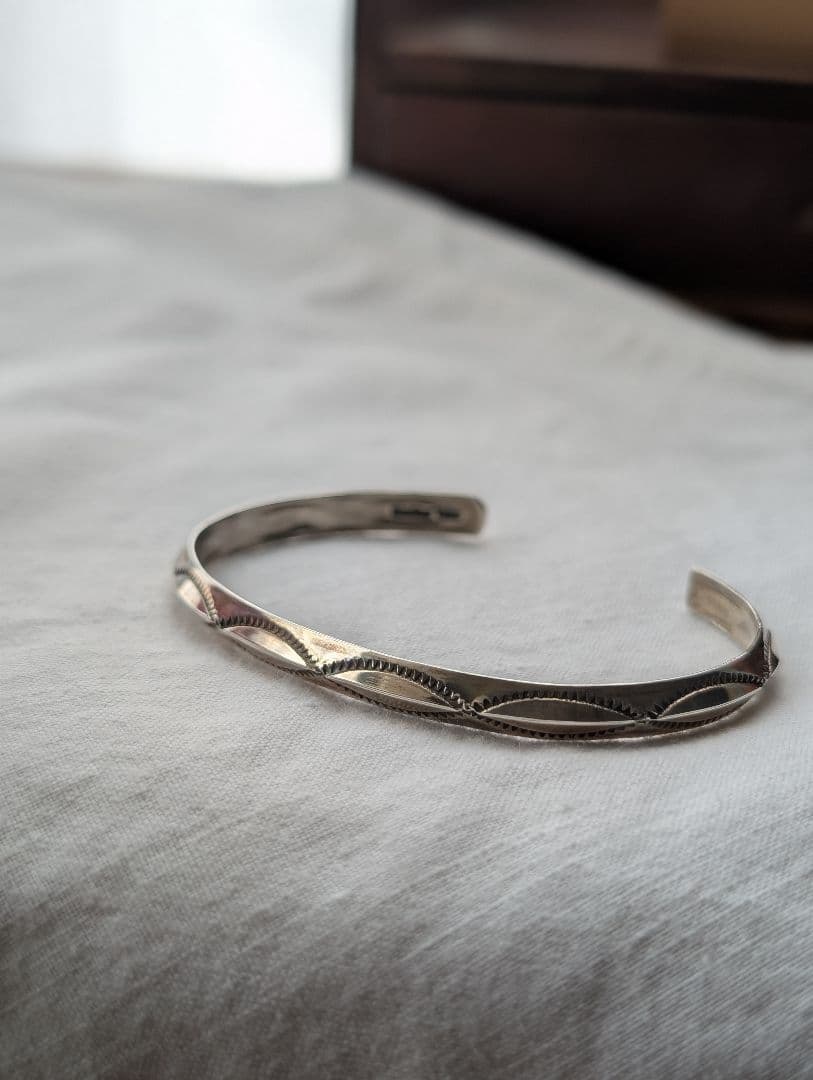 【Navajo】Elaine Taheバングル シルバー925 ナバホ