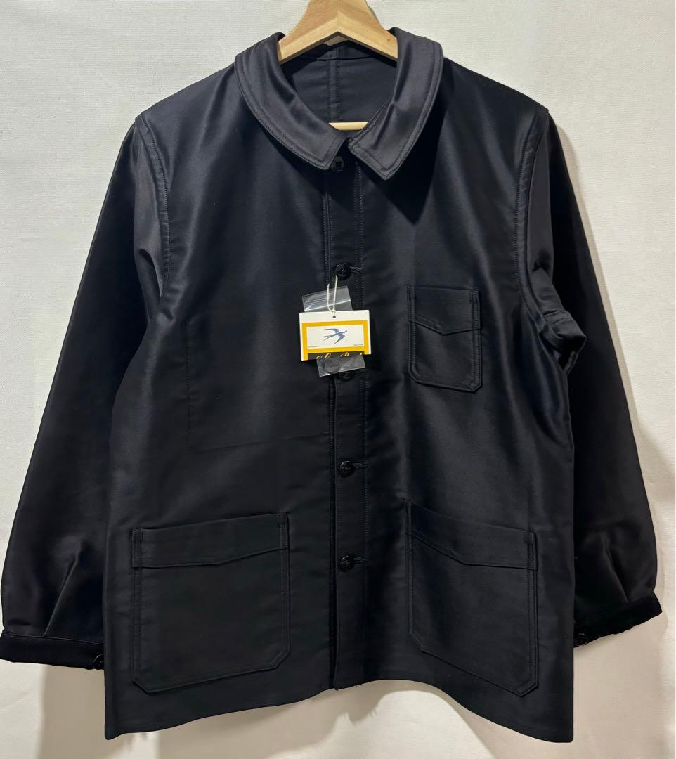 le sans pareil モールスキン カバーオール ブラック 38