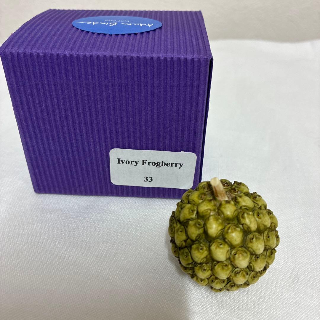 置物 Harmony Kingdom Frogberry Ivory