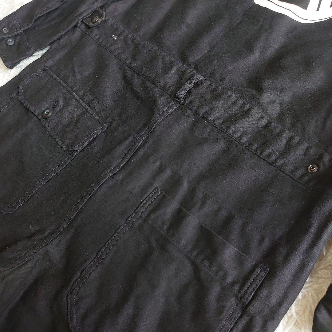 アヴィレックス ミリタリー オールインワン バックロゴ ワッペン刺繍 L