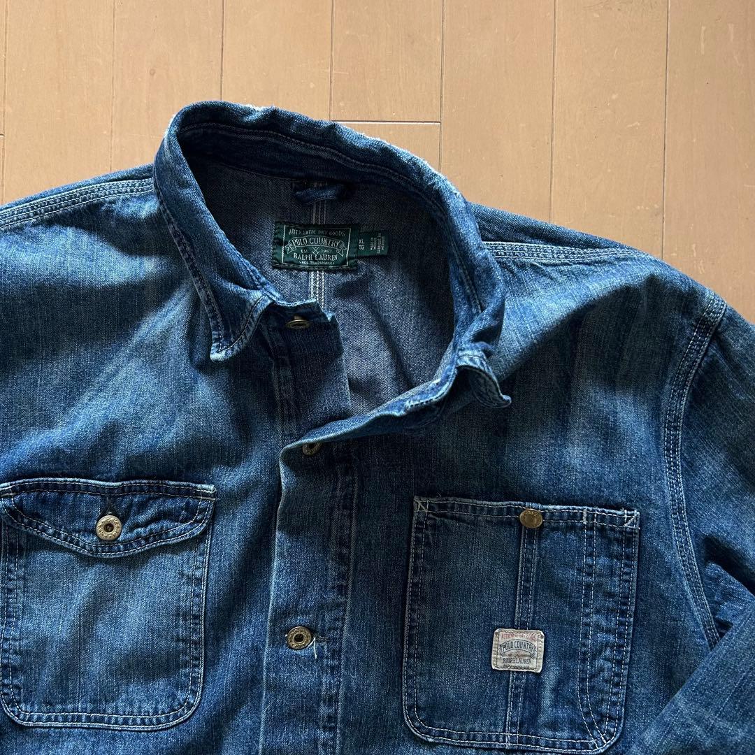 7*0様 polo countryポロカントリー　復刻デニムカバーオール　デニム