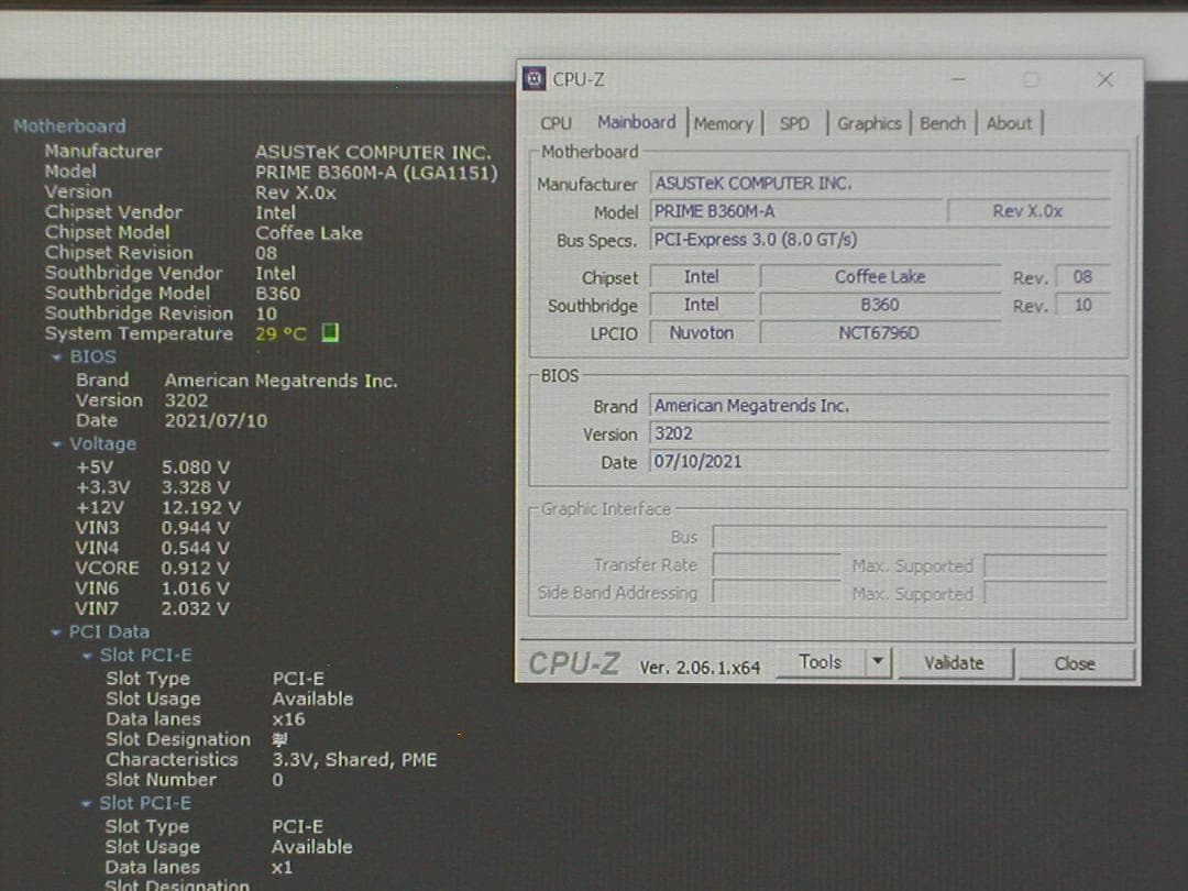 ASUS　PRIME B360M-A　LGA1151
